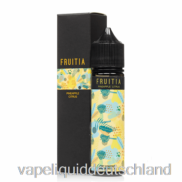Ananas-Zitrusfrucht - Fruitia - 60 Ml 0 Mg Vape-Flüssigkeit